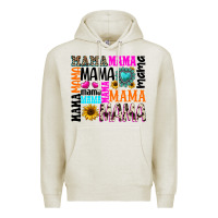 Oatmeal Heather mama gemstone sunflower Premium Hoodie - texasbilliewilder