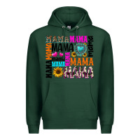 Sports Green mama gemstone sunflower Premium Hoodie - texasbilliewilder