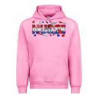 Fuchsia Pink american nurse Urban Hoodie - texasbilliewilder