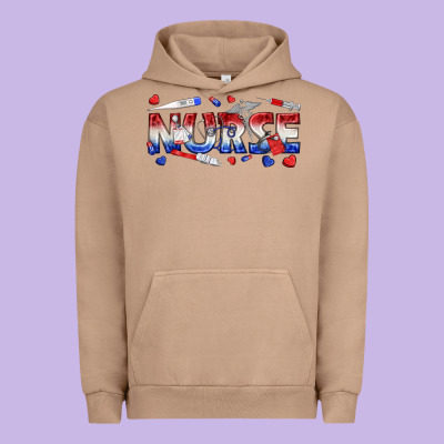 American Nurse Urban Hoodie Designed By Texasbilliewilder