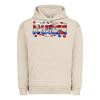 Pigment French Oak american nurse Urban Hoodie - texasbilliewilder