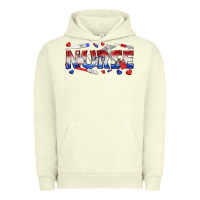 Pigment Pistachio american nurse Urban Hoodie - texasbilliewilder