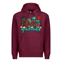 Burgundy 2023 graduate Premium Hoodie - Zillion Design Studio
