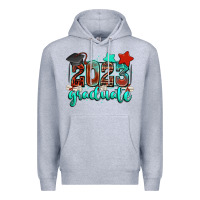 Heather Grey 2023 graduate Premium Hoodie - Zillion Design Studio