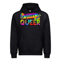 Black the future is queer Urban Hoodie - Zillion Design Studio