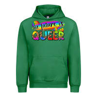 Emerald the future is queer Urban Hoodie - Zillion Design Studio