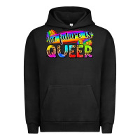 Pigment Black the future is queer Urban Hoodie - Zillion Design Studio