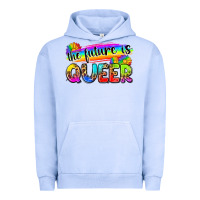 Pigment Grape Ice the future is queer Urban Hoodie - Zillion Design Studio
