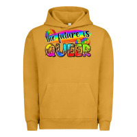 Pigment Peanut Butter the future is queer Urban Hoodie - Zillion Design Studio
