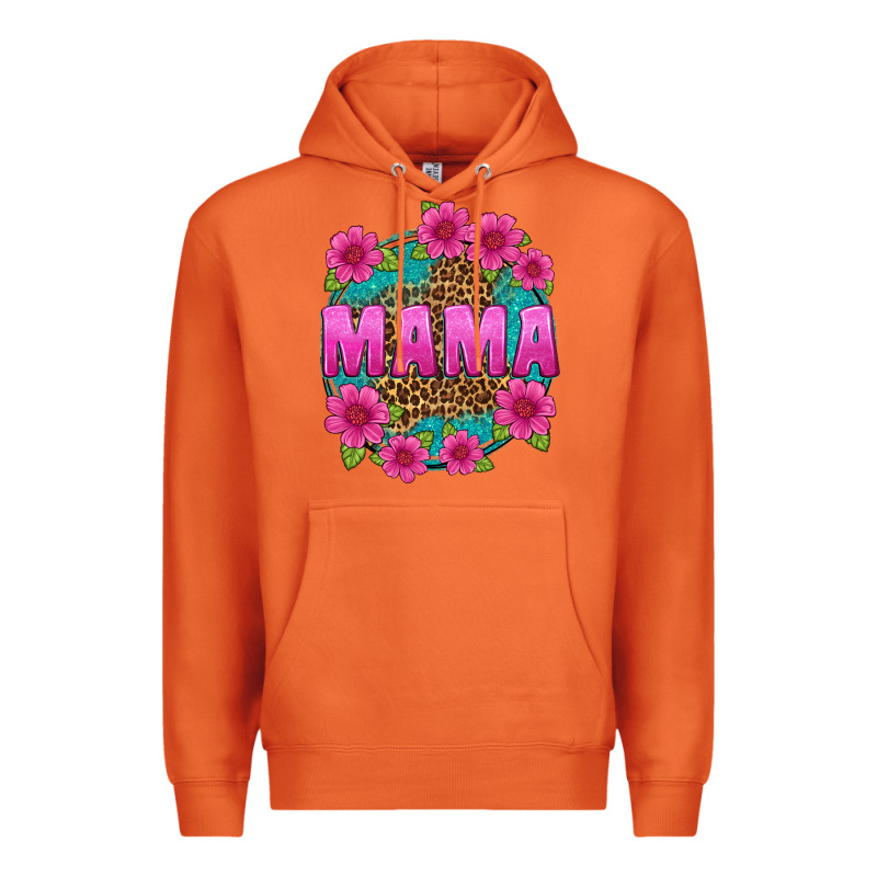 Mama Leopard Background Premium Hoodie by texasbilliewilder | Teevron