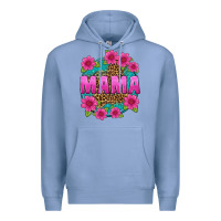Colony Blue mama leopard background Premium Hoodie - texasbilliewilder