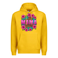 Lemon mama leopard background Premium Hoodie - texasbilliewilder