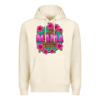 Tofu mama leopard background Premium Hoodie - texasbilliewilder