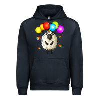 Navy rainbow sheep Urban Hoodie - Zillion Design Studio