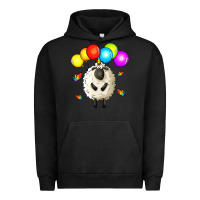 Pigment Black rainbow sheep Urban Hoodie - Zillion Design Studio