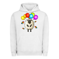 Pigment Lunar Rock rainbow sheep Urban Hoodie - Zillion Design Studio