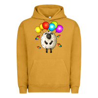 Pigment Peanut Butter rainbow sheep Urban Hoodie - Zillion Design Studio