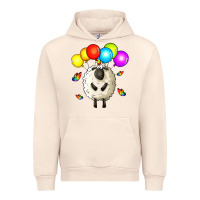 Sandshell rainbow sheep Urban Hoodie - Zillion Design Studio