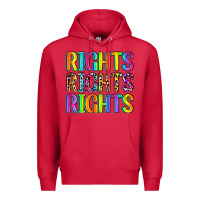Cardinal rights rights rights (pride) Premium Hoodie - Zillion Design Studio