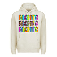 Oatmeal Heather rights rights rights (pride) Premium Hoodie - Zillion Design Studio