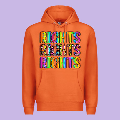 Rights Rights Rights (pride) Premium Hoodie Designed By Zillion Design Studio