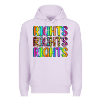Lilac rights rights rights (pride) Premium Hoodie - Zillion Design Studio