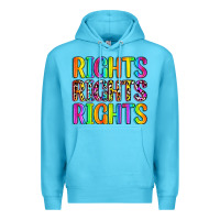 Ocean Blue rights rights rights (pride) Premium Hoodie - Zillion Design Studio