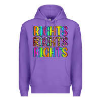 Purple rights rights rights (pride) Premium Hoodie - Zillion Design Studio