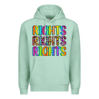 Seafoam rights rights rights (pride) Premium Hoodie - Zillion Design Studio