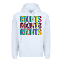 White rights rights rights (pride) Premium Hoodie - Zillion Design Studio
