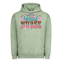 Pigment Oil Green blessed nurse Urban Hoodie - texasbilliewilder