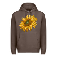 Coffee sunflower Premium Hoodie - RanaPortraitStore