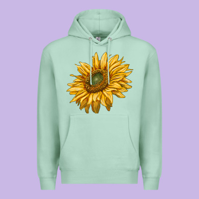 Sunflower Premium Hoodie Designed By Ranaportraitstore