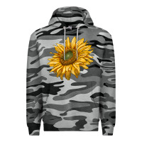 Slate Camo sunflower Premium Hoodie - RanaPortraitStore