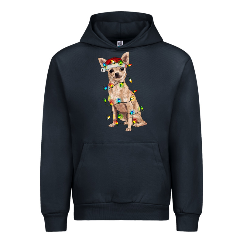 Chihuahua With Christmas Lights Urban Hoodie by RanaPortraitStore | Teevron