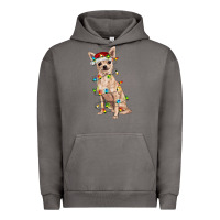 Pigment Tornado Chihuahua with christmas lights Urban Hoodie - RanaPortraitStore