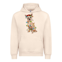 Sandshell Chihuahua with christmas lights Urban Hoodie - RanaPortraitStore