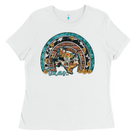 Texas Map Sunflower Leopard Cowhide Aztec Turquoise Gemstone Rainbow Ladies Tee | Teevron
