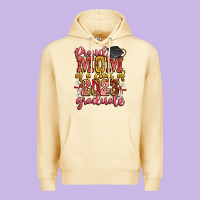 Proud Mom Of A Class Of 2023 Graduate Premium Hoodie Designed By Zillion Design Studio