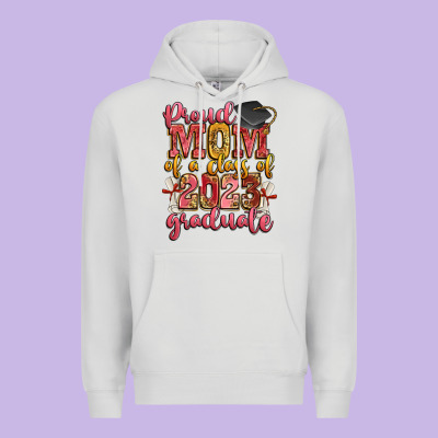 Proud Mom Of A Class Of 2023 Graduate Premium Hoodie Designed By Zillion Design Studio