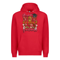 Red proud mom of a class of 2023 graduate Premium Hoodie - Zillion Design Studio