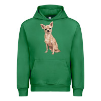 Emerald chihuahua Urban Hoodie - RanaPortraitStore