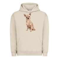 Pigment French Oak chihuahua Urban Hoodie - RanaPortraitStore