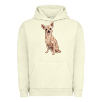 Pigment Pistachio chihuahua Urban Hoodie - RanaPortraitStore
