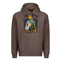 Coffee oh holy night holy family Premium Hoodie - RanaPortraitStore