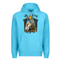 Ocean Blue oh holy night holy family Premium Hoodie - RanaPortraitStore