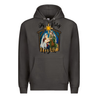 Smoke oh holy night holy family Premium Hoodie - RanaPortraitStore