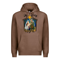 Chestnut oh holy night holy family Premium Hoodie - RanaPortraitStore