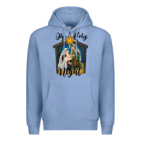 Colony Blue oh holy night holy family Premium Hoodie - RanaPortraitStore