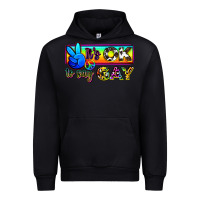 Black it's ok to say gay Urban Hoodie - Zillion Design Studio